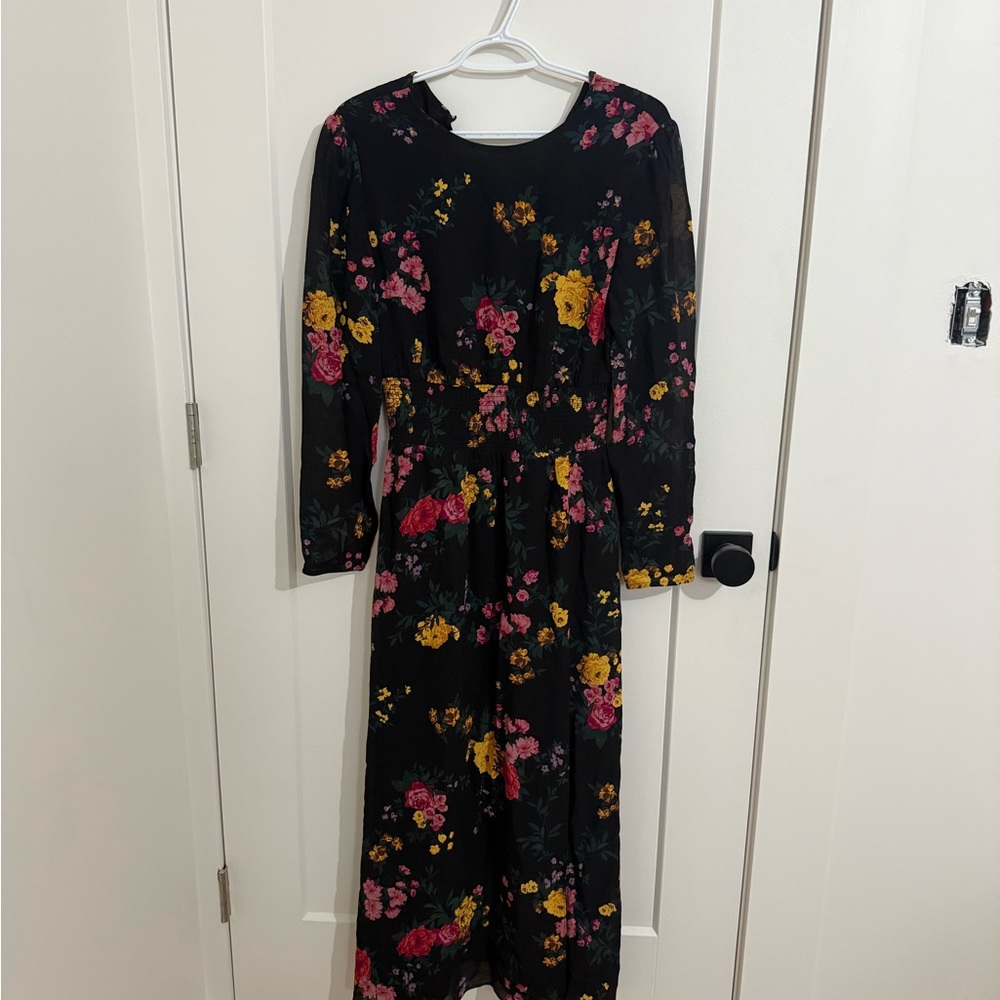 Floral Long Sleeve Dress